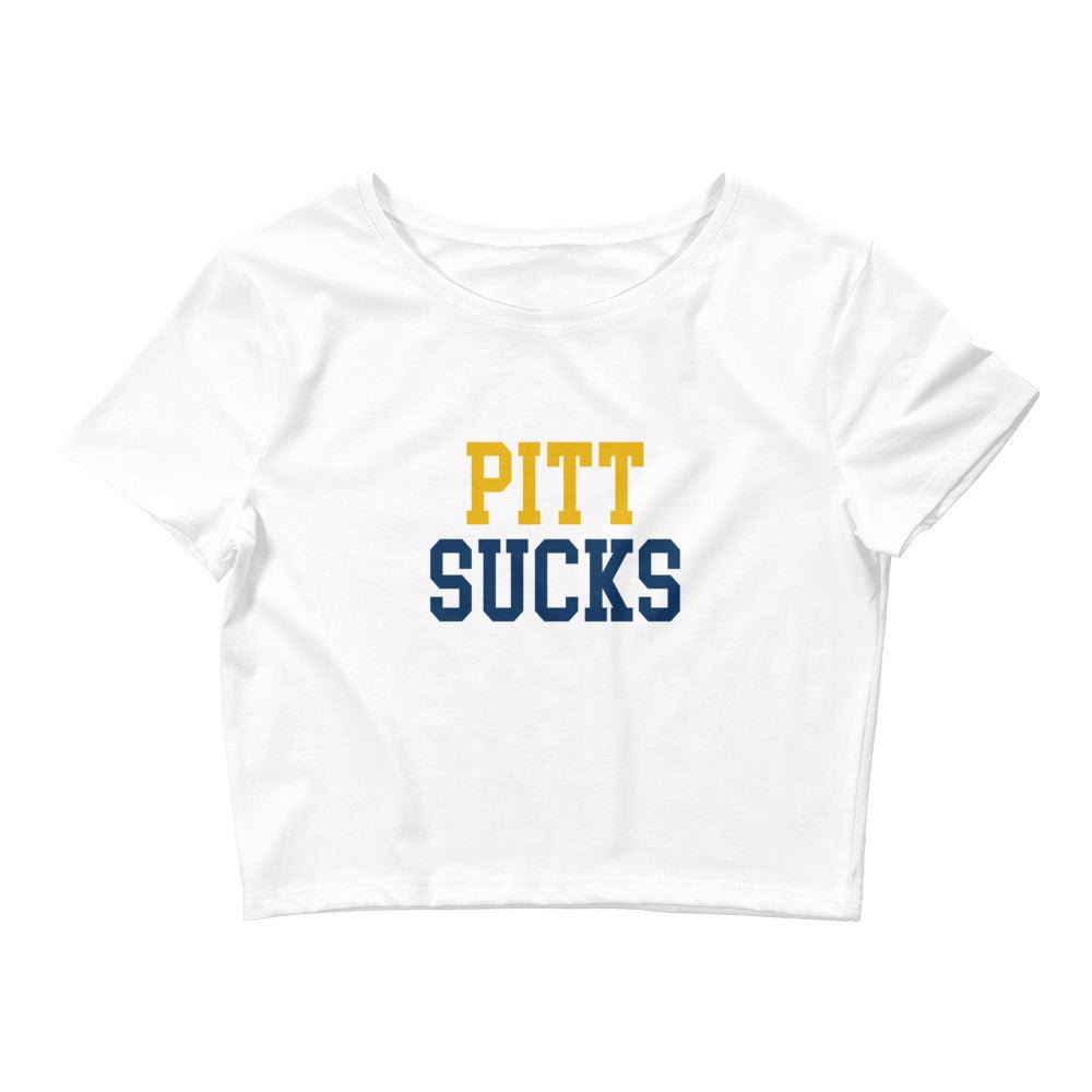 Pitt Sucks West Virginia Rivalry Crop Tops Crop Top - rivalryweek