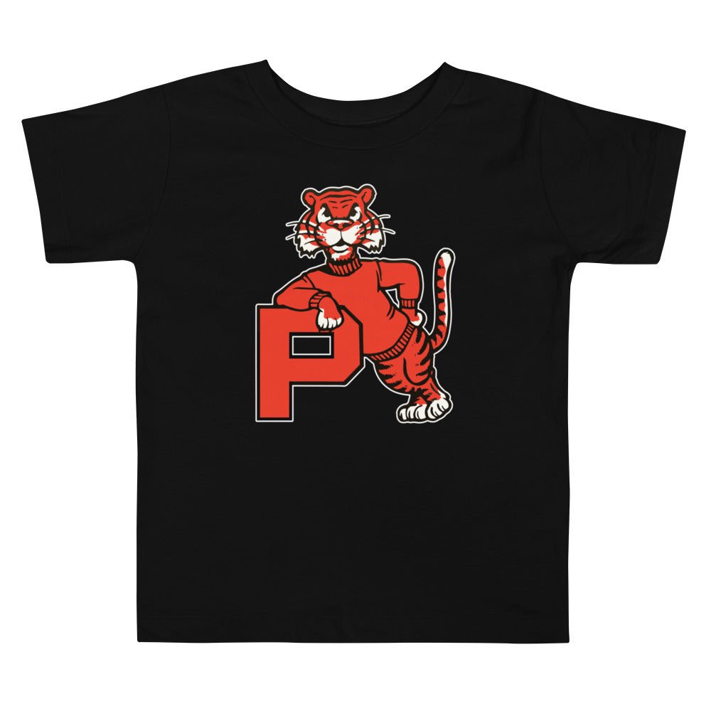 Princeton Vintage Toddler T Shirt - 1960s Leaning Tiger Mascot Art Toddler Staple Tee - Rivalry Week