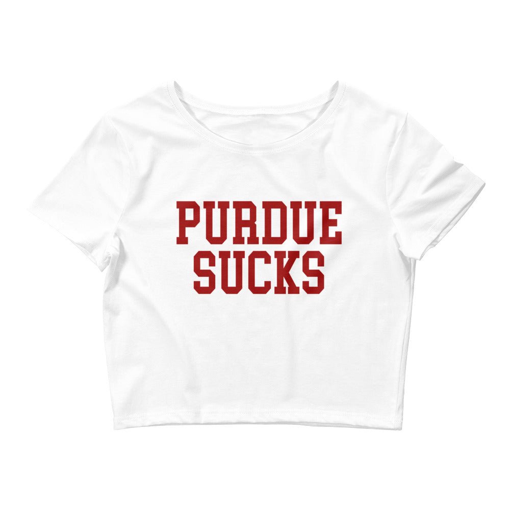 Purdue Sucks Women's Crop Top Crop Top - rivalryweek