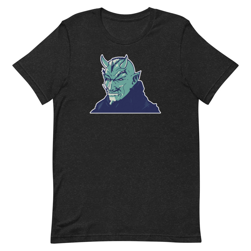 Rare retro Duke Mascot Shirt - 1960s Blue Devil Glare Art Shirt - rivalryweek