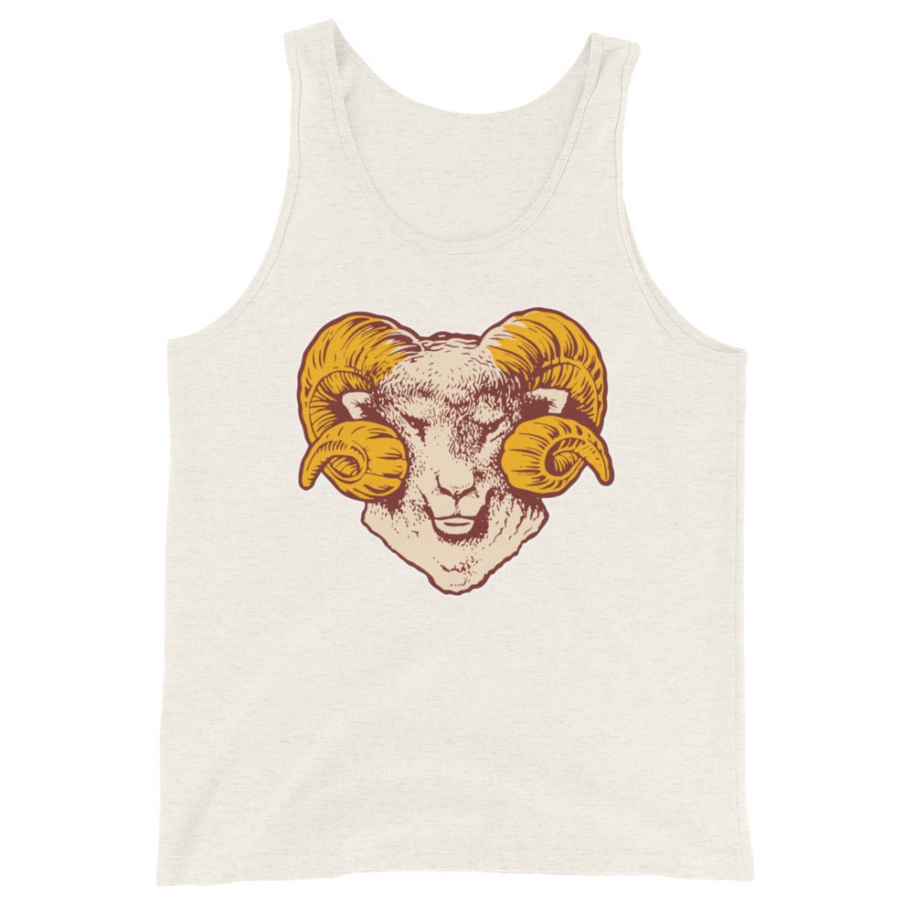 Retro Fordham Rams Men's Tank Top - 1940s Head On Art Mens Tank Top - Rivalry Week