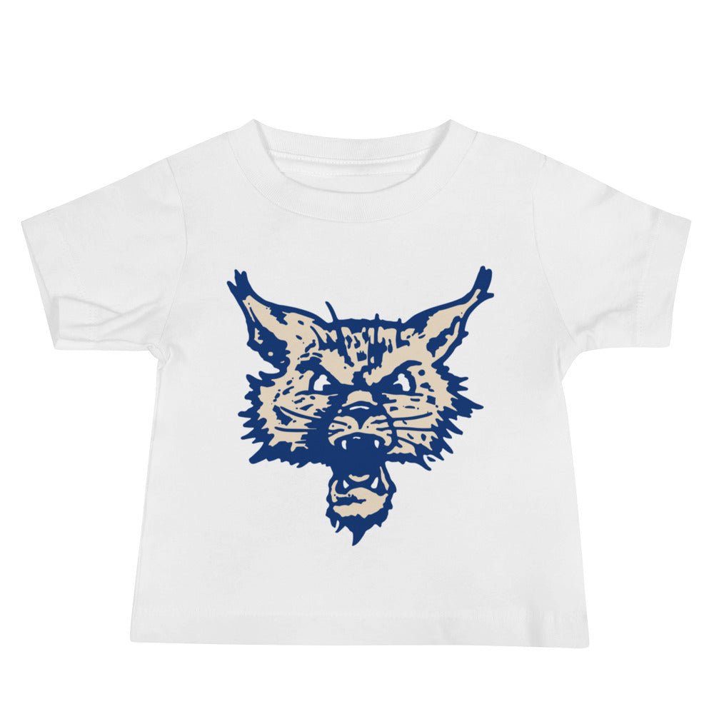 Retro Kentucky Baby T Shirt - 1950s Wildcat Head Art Baby Staple Tee - Rivalry Week