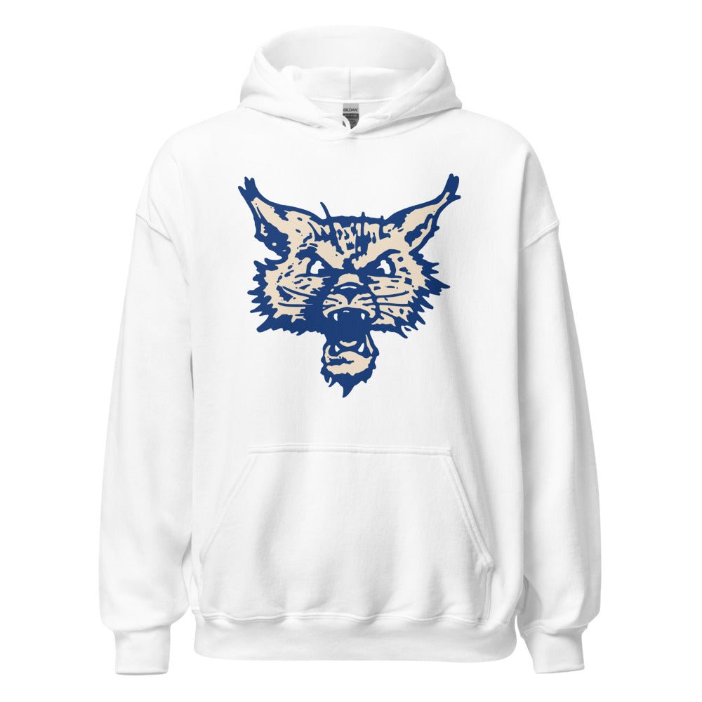 Retro Kentucky Hoodie - 1950s Wildcat Head Art Hoodie - Rivalry Week