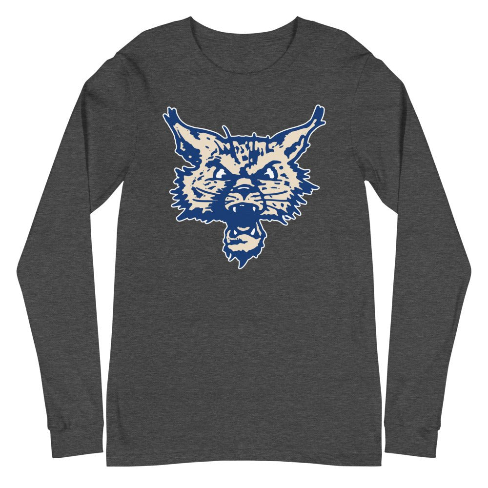 Retro Kentucky Long Sleeve Shirt - 1950s Wildcat Head Art Long Sleeve Shirt - Rivalry Week