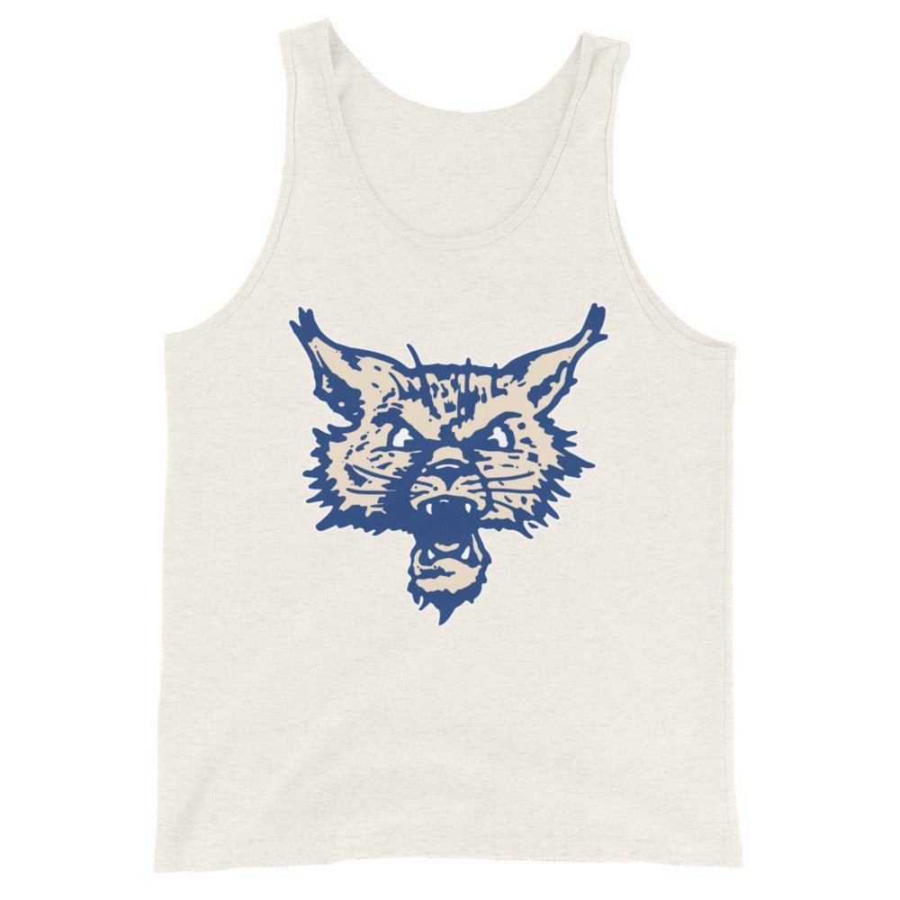 Retro Kentucky Men's Tank Top - 1950s Wildcat Head Art Mens Tank Top - Rivalry Week