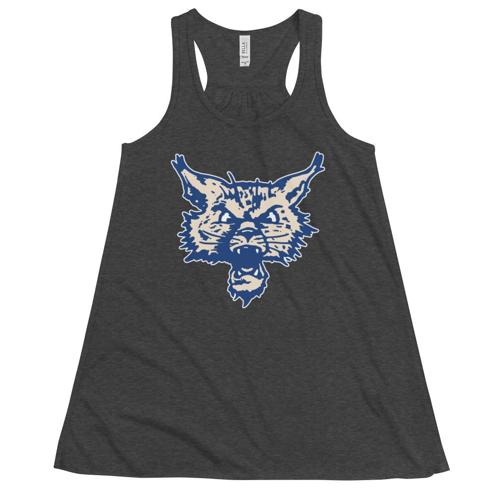 Retro Kentucky Women's Flowy Tank Top - 1950s Wildcat Head Art W Tank Top - Rivalry Week