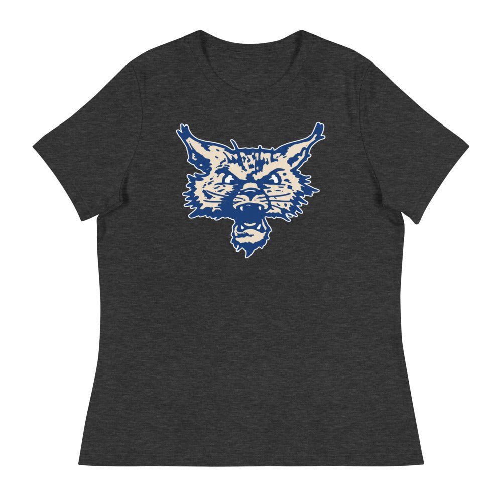 Retro Kentucky Women's Relaxed Shirt - 1950s Wildcat Head Art W Relaxed T Shirt - Rivalry Week