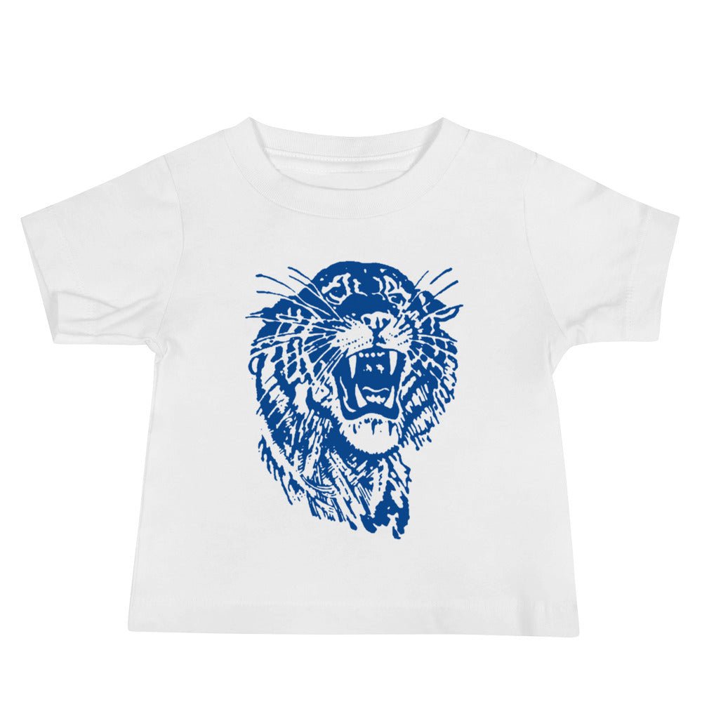 Retro Memphis Baby T Shirt - 1963 Roaring Retro Memphis Tiger Art Baby Staple Tee - rivalryweek