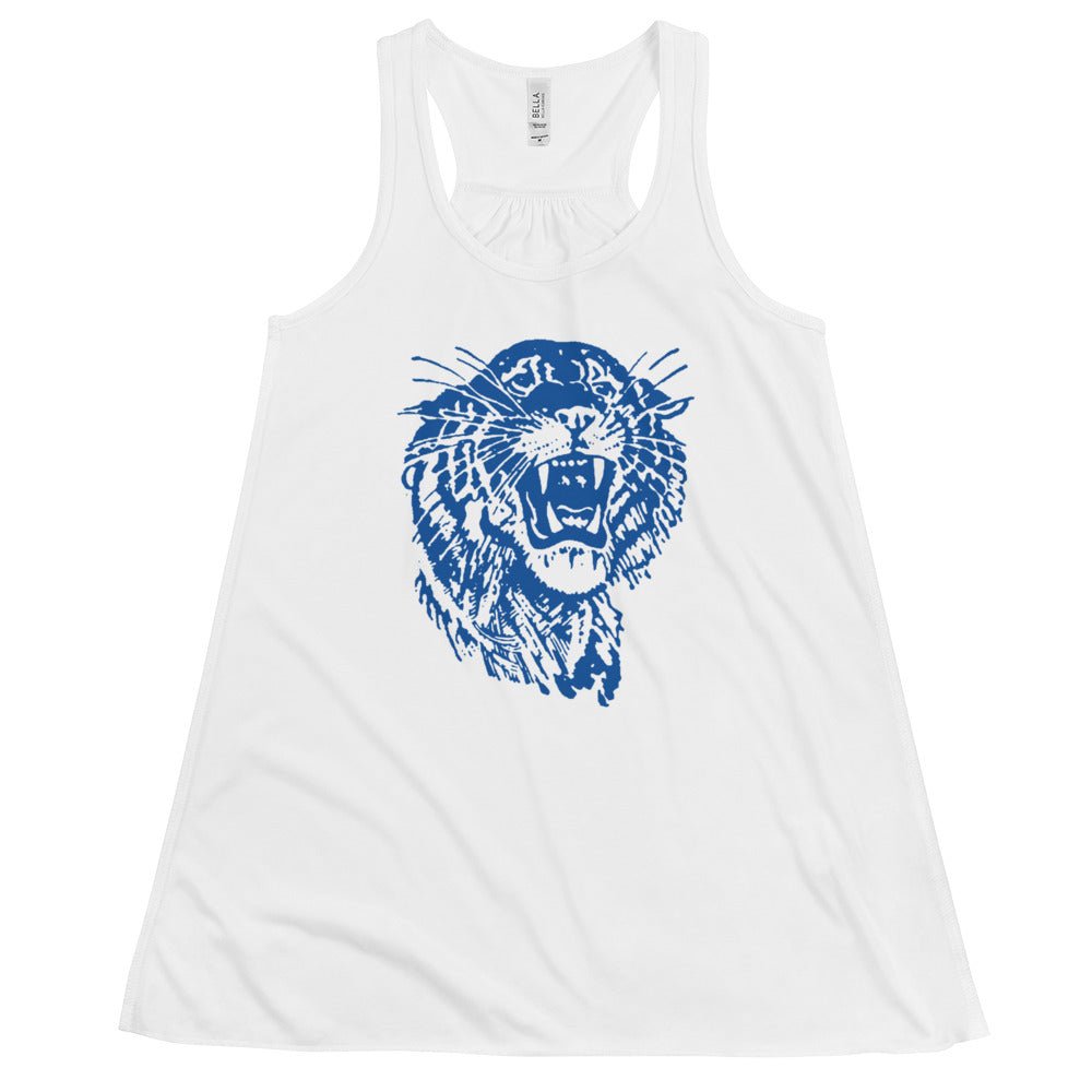 Retro Memphis Women's Flowy Tank Top - 1963 Roaring Retro Memphis Tiger Art W Tank Top - rivalryweek