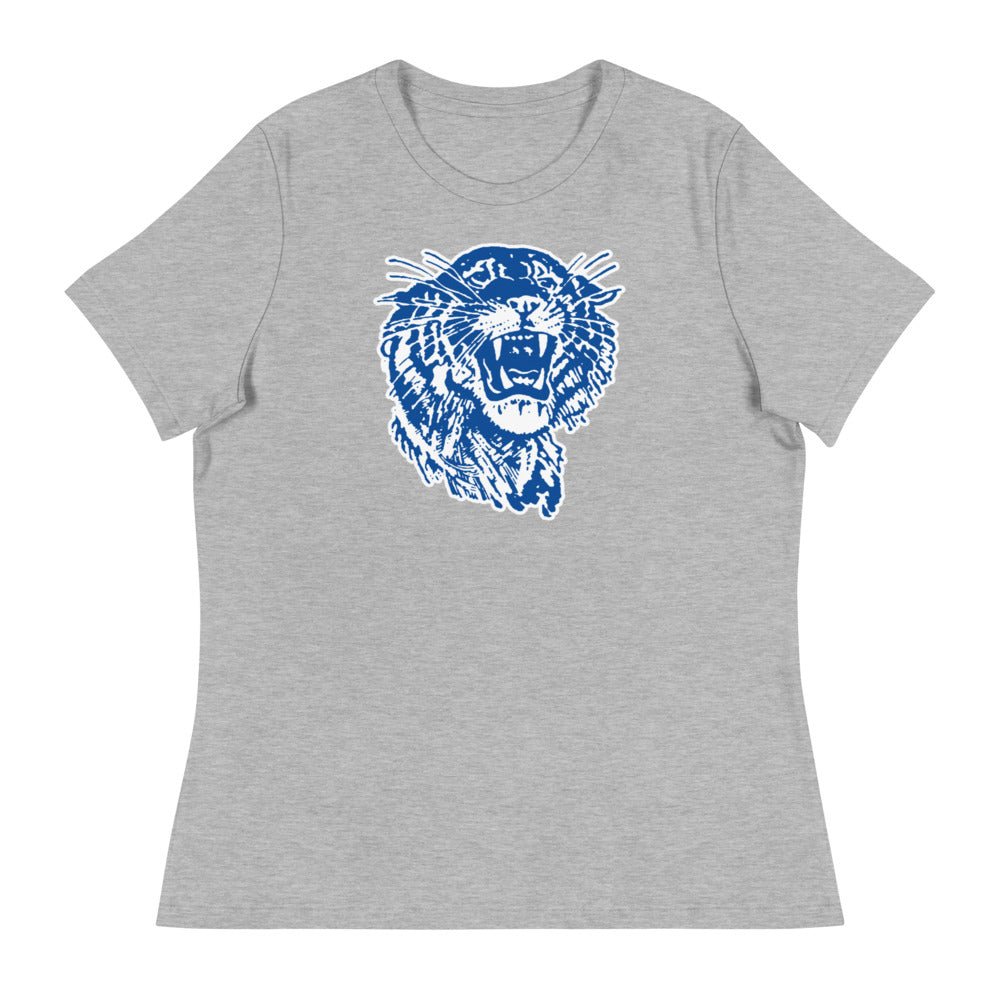 Retro Memphis Women's Relaxed Shirt - 1963 Roaring Retro Memphis Tiger Art W Relaxed T Shirt - rivalryweek