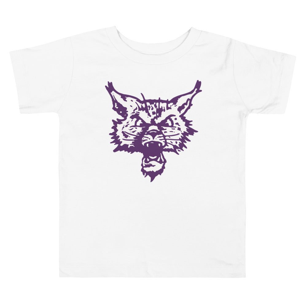 Retro Northwestern Toddler T Shirt - 1950s Roaring Wild Cat Art Toddler Staple Tee - Rivalry Week