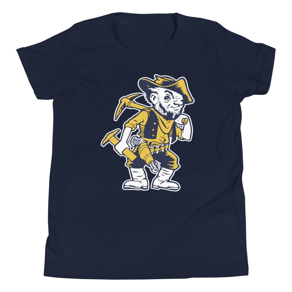 South Dakota School of Mines Kids Youth Shirt - 1940s Vintage Hardrocker Art Youth Staple Tee - Rivalry Week