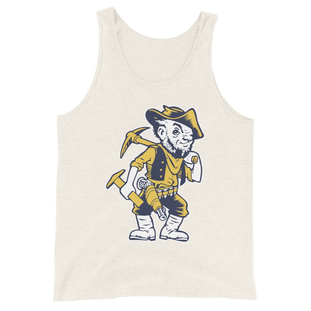 South Dakota School of Mines Men's Tank Top - 1940s Vintage Hardrocker Art Mens Tank Top - Rivalry Week