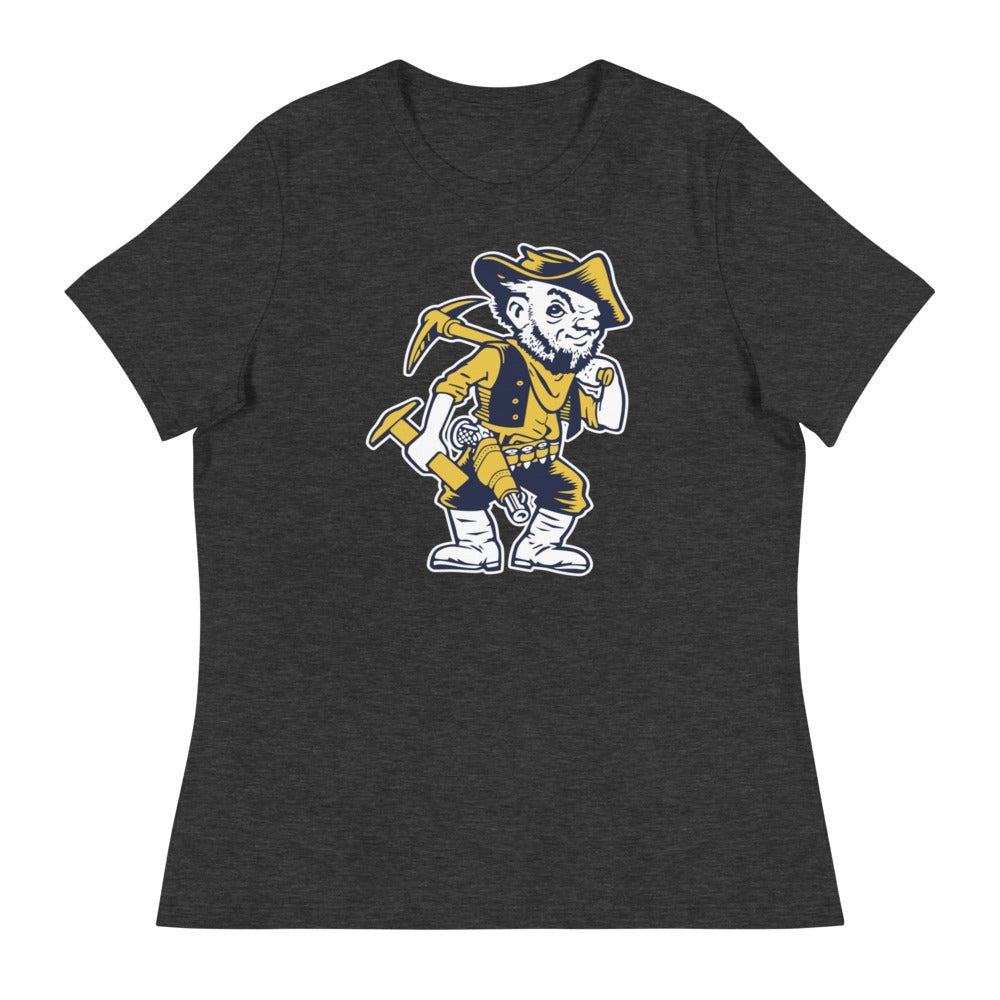 South Dakota School of Mines Women's Relaxed Shirt - 1940s Vintage Hardrocker Art W Relaxed T Shirt - Rivalry Week