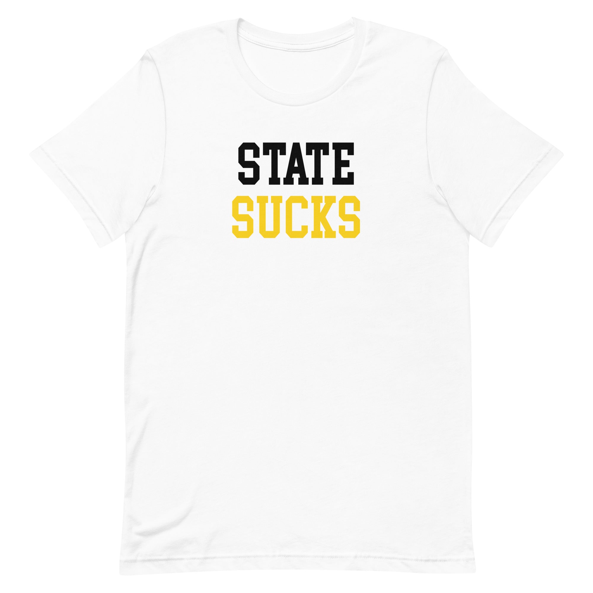 State Sucks Iowa Rivalry T Shirt Two Tone Shirt - rivalryweek