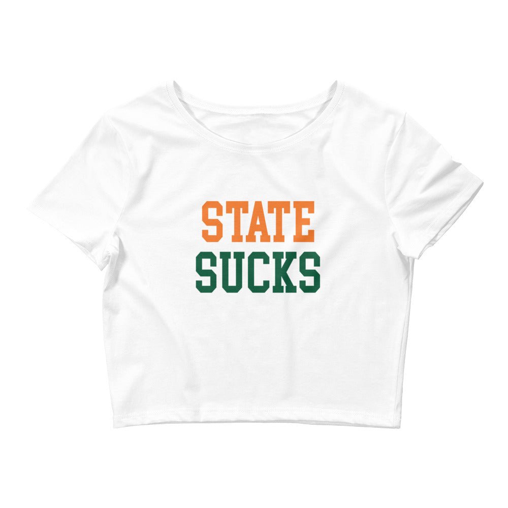 State Sucks Miami Rivalry Crop Top Crop Top - rivalryweek