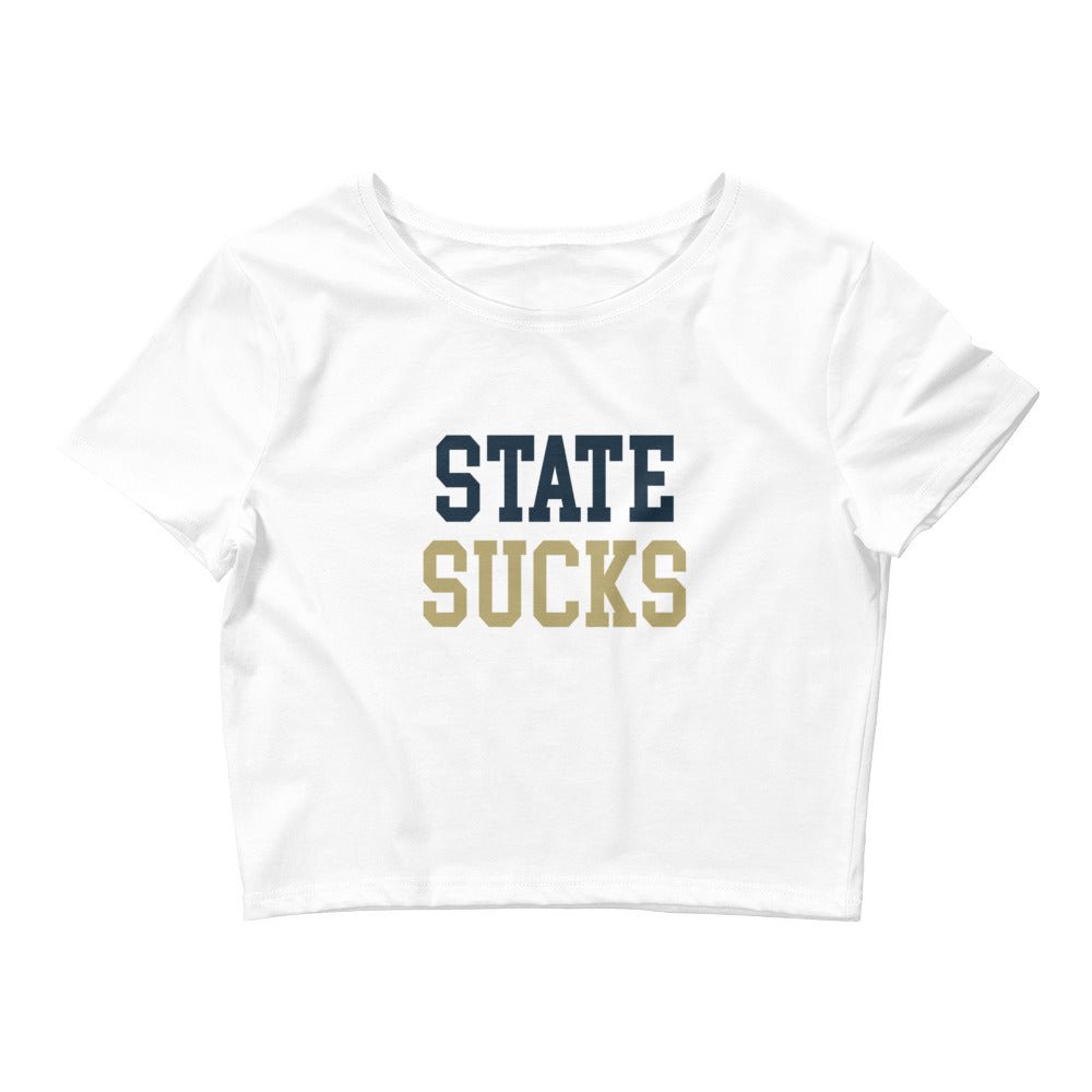 State Sucks Pitt Rivalry Crop Top Crop Top - rivalryweek