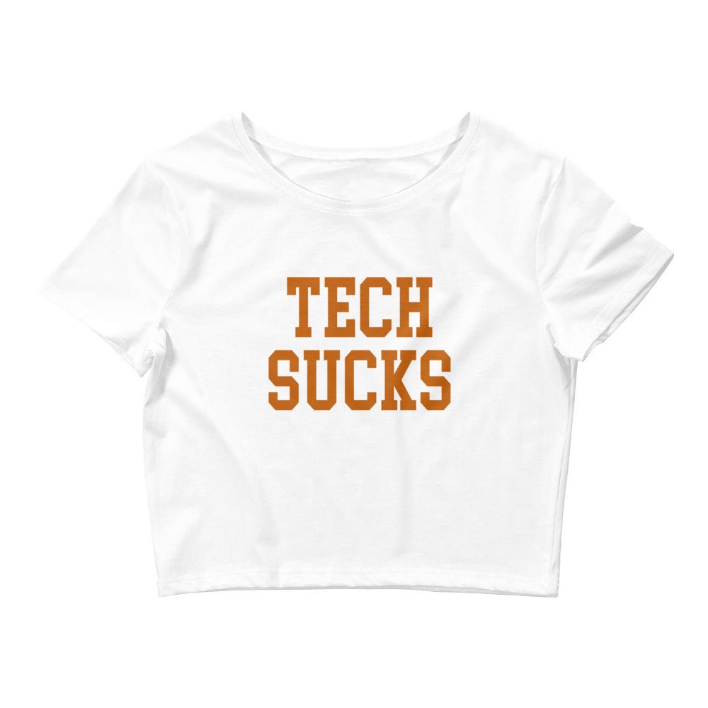 Tech Sucks Texas Rivalry Crop Tops Crop Top - rivalryweek