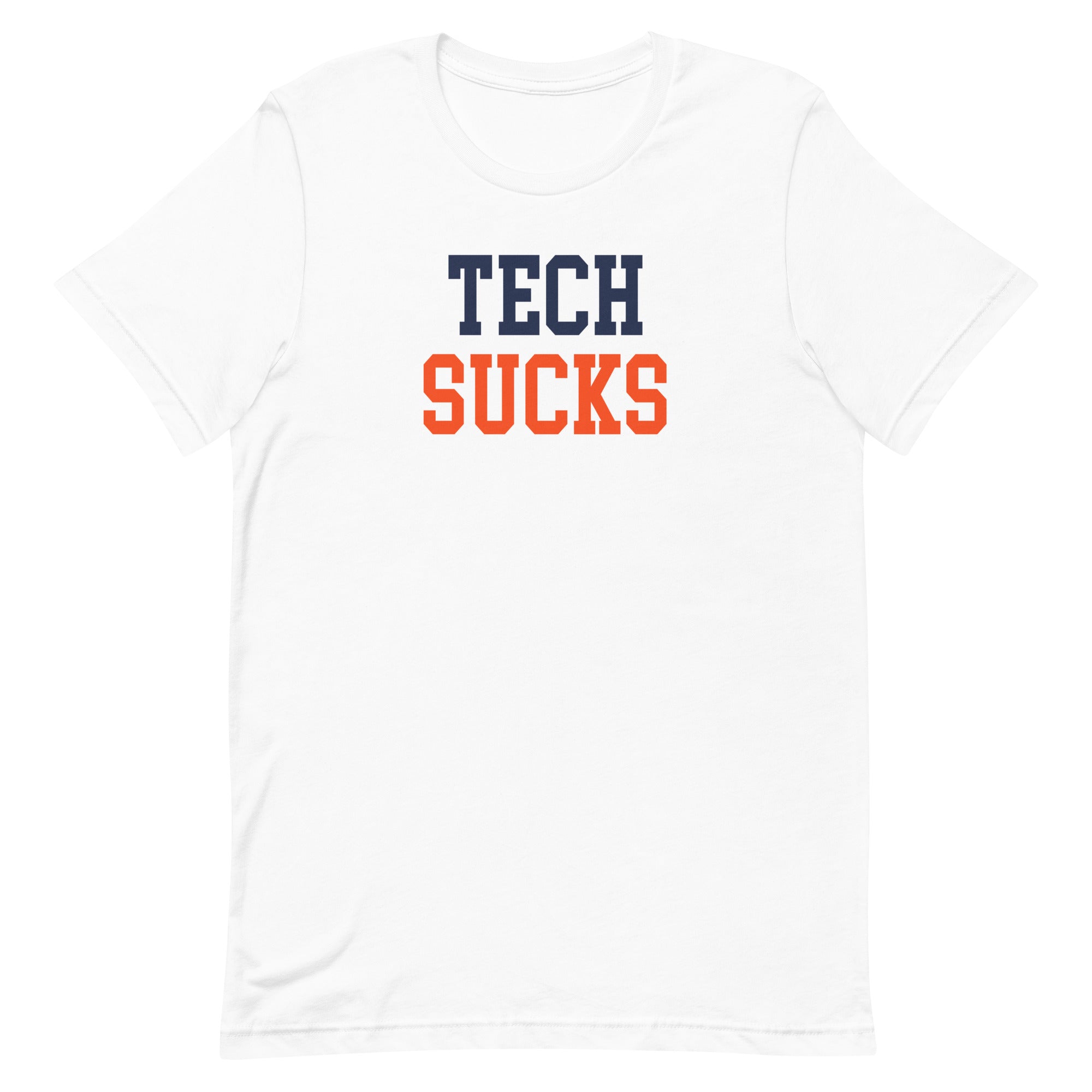 Tech Sucks Virginia Rivalry T Shirts Two Tone Shirt - rivalryweek