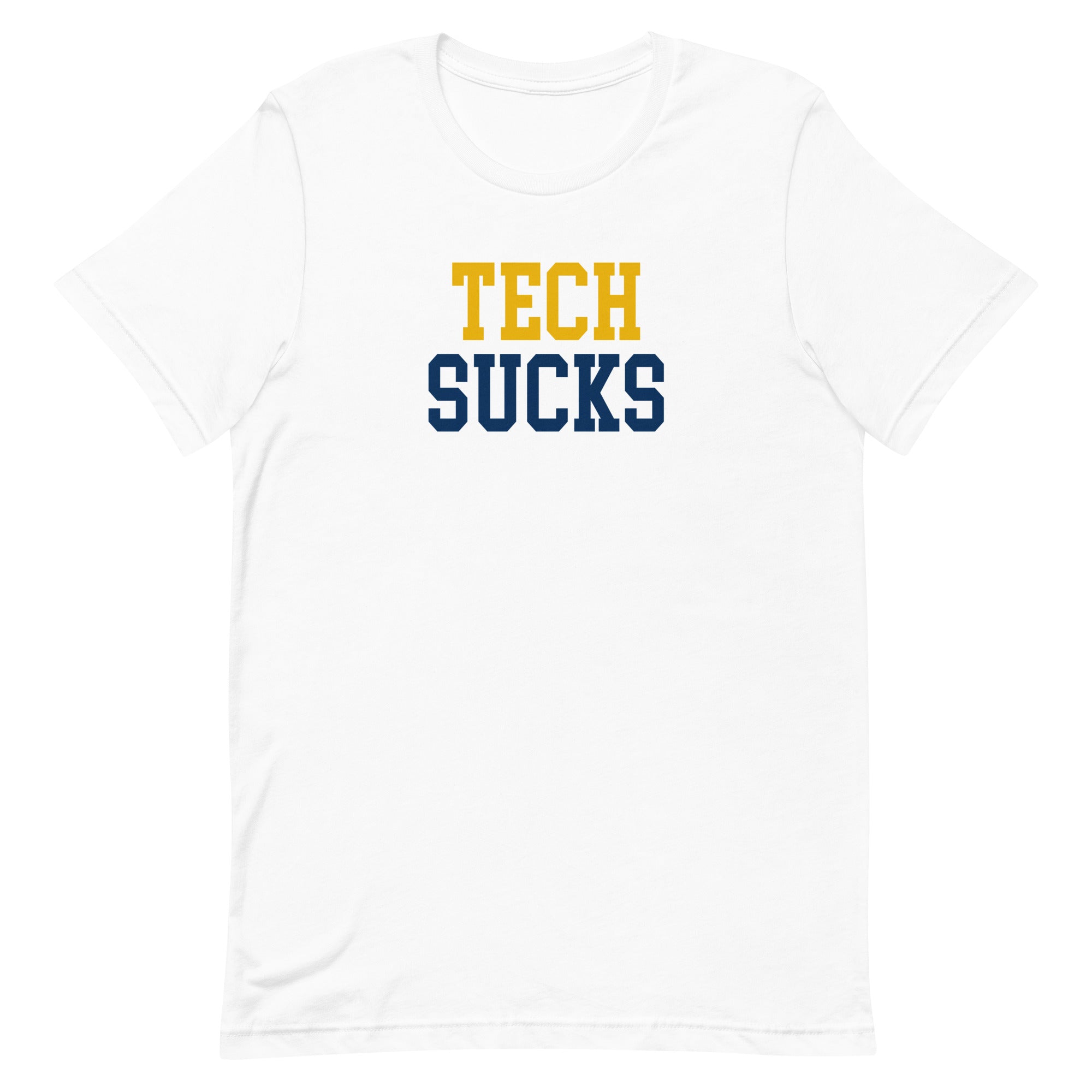 Tech Sucks West Virginia Rivalry T Shirts Two Tone Shirt - rivalryweek