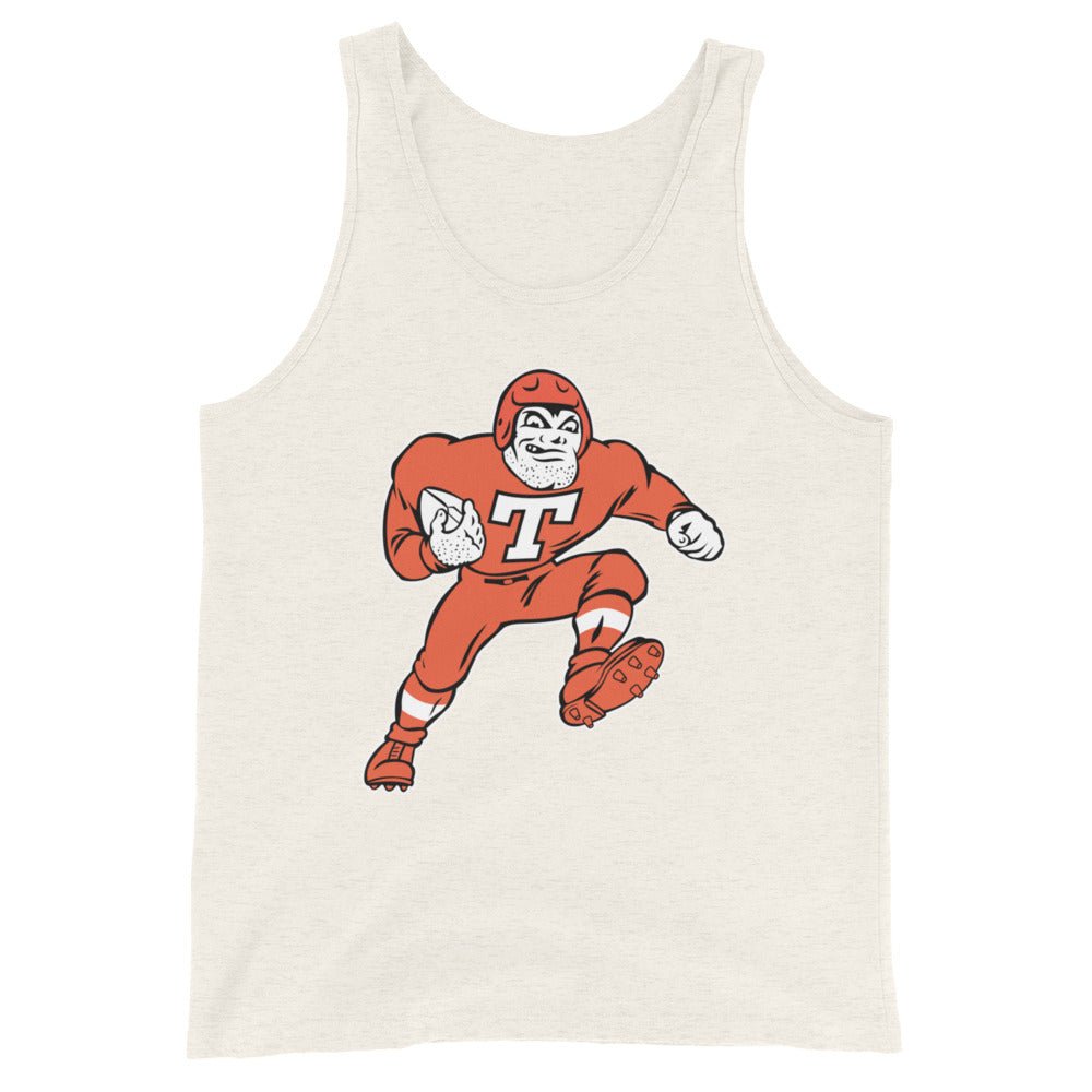 Tennessee Volunteers Vintage Men's Tank Top - 1940s Football Mascot Art Mens Tank Top - rivalryweek