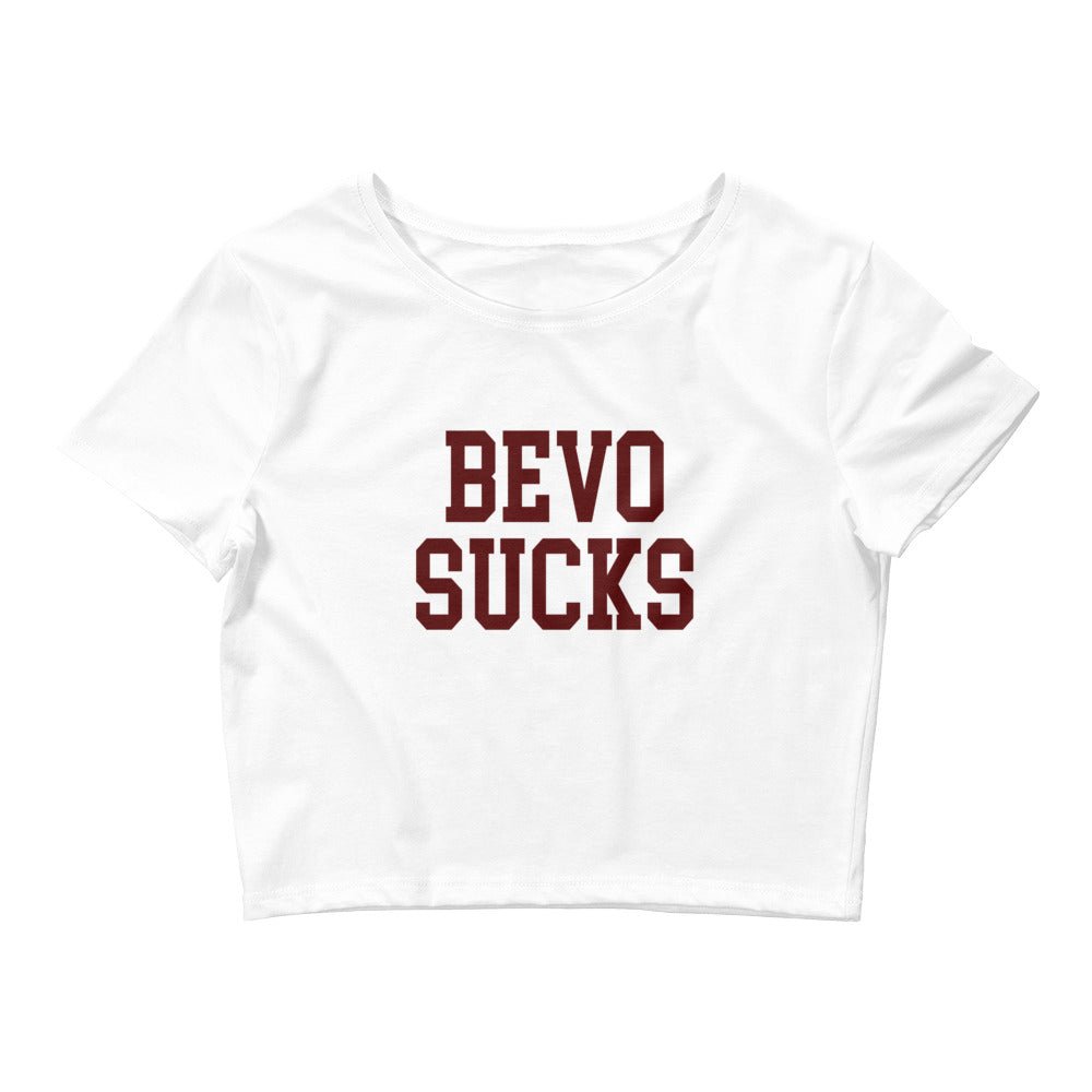 Texas Bevo Sucks Texas A&M Rivalry Crop Top Crop Top - rivalryweek