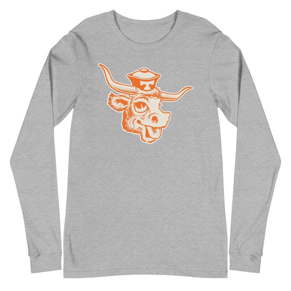 Texas Longhorns Vintage Long Sleeve Shirt - 1940s Silly Sailor Art Long Sleeve Shirt - rivalryweek