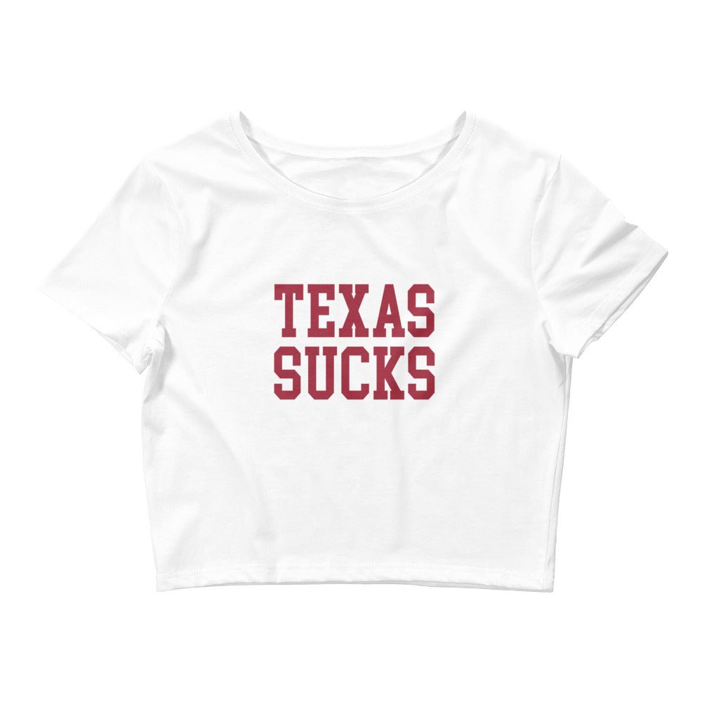 Texas Sucks Arkansas Rivalry Crop Top Crop Top - rivalryweek