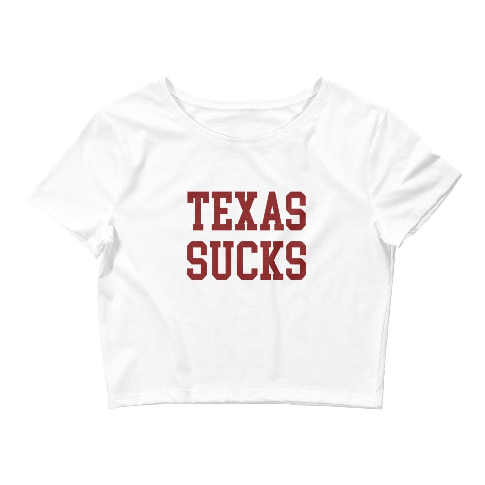 Texas Sucks Oklahoma Rivalry Crop Top Crop Top - rivalryweek