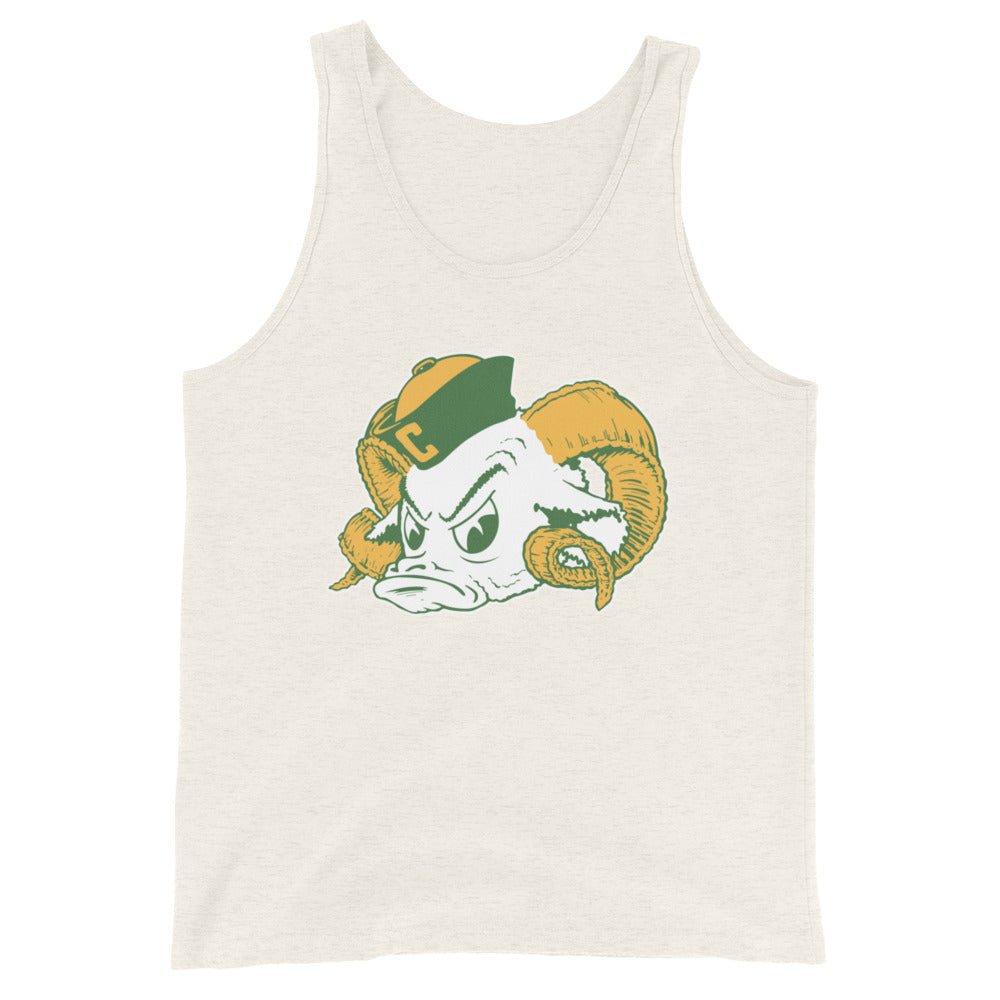 Throwback CSU Rams Men's Tank Top - 1940s Sailor Ram Art Mens Tank Top - Rivalry Week