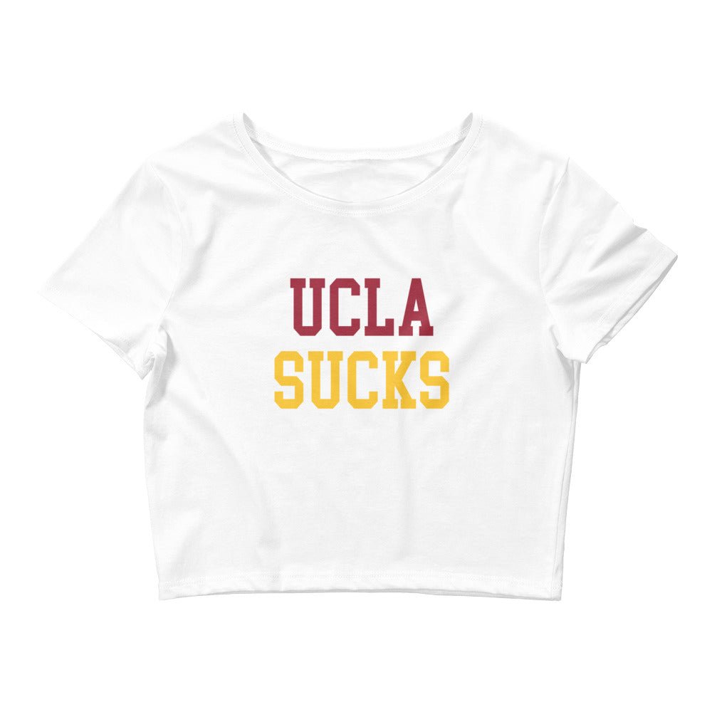 UCLA Sucks USC Rivalry Crop Tops Crop Top - rivalryweek