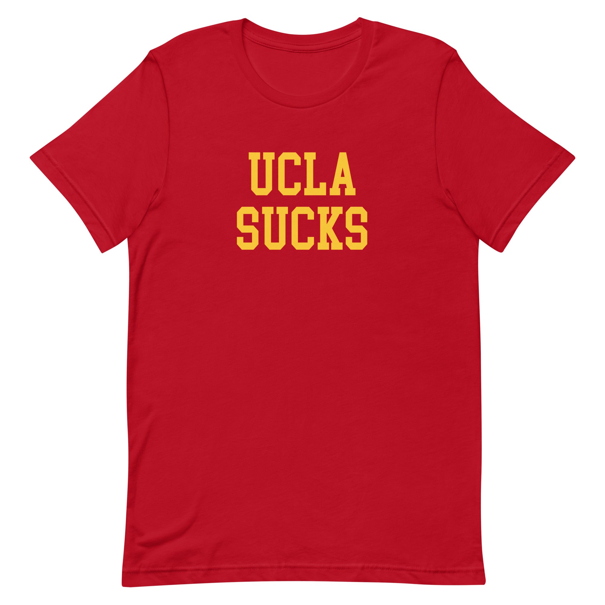 UCLA Sucks USC Rivalry T Shirt Red Shirt - rivalryweek