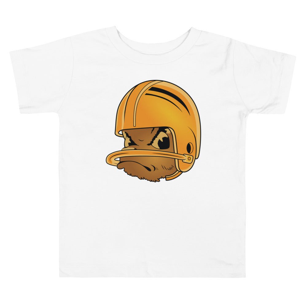 UCLA Vintage Football Toddler T Shirt - 1950s Single Bar Helmet Art Toddler Staple Tee - rivalryweek