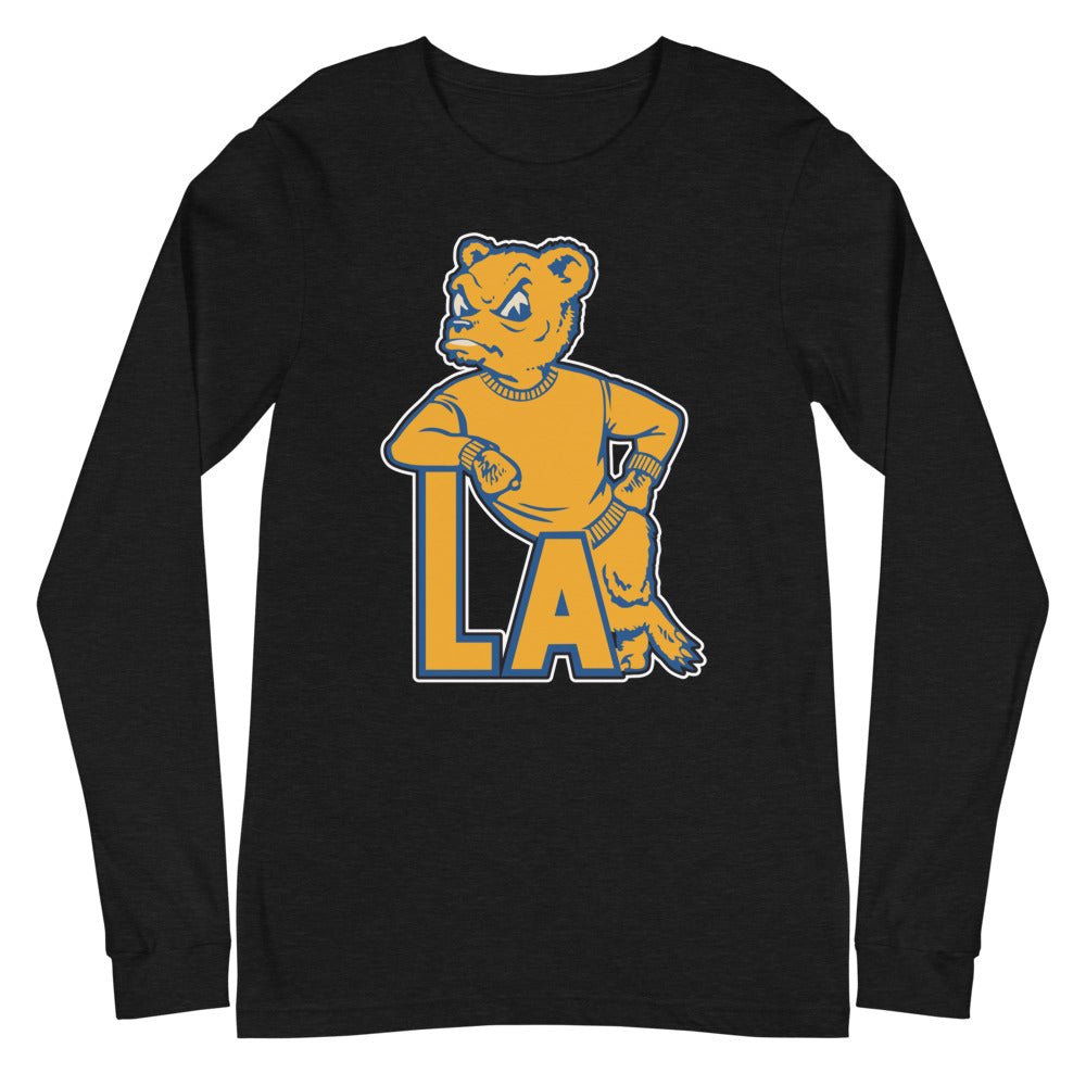 UCLA Vintage Long Sleeve Shirt - 1950s LA Bruin Art Long Sleeve Shirt - rivalryweek