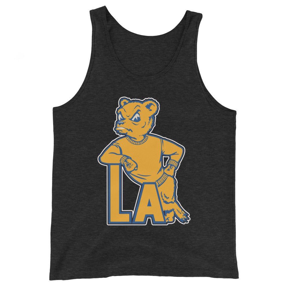 UCLA Vintage Men's Tank Top - 1950s LA Bruin Art Mens Tank Top - rivalryweek