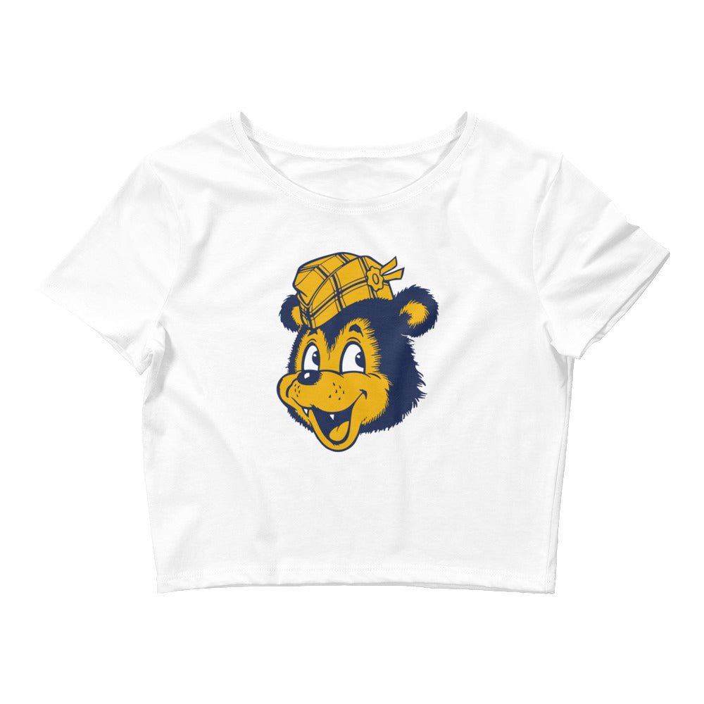 UC Riverside Vintage Crop Top - 1950s Happy Highlander Mascot Art Crop Top - Rivalry Week