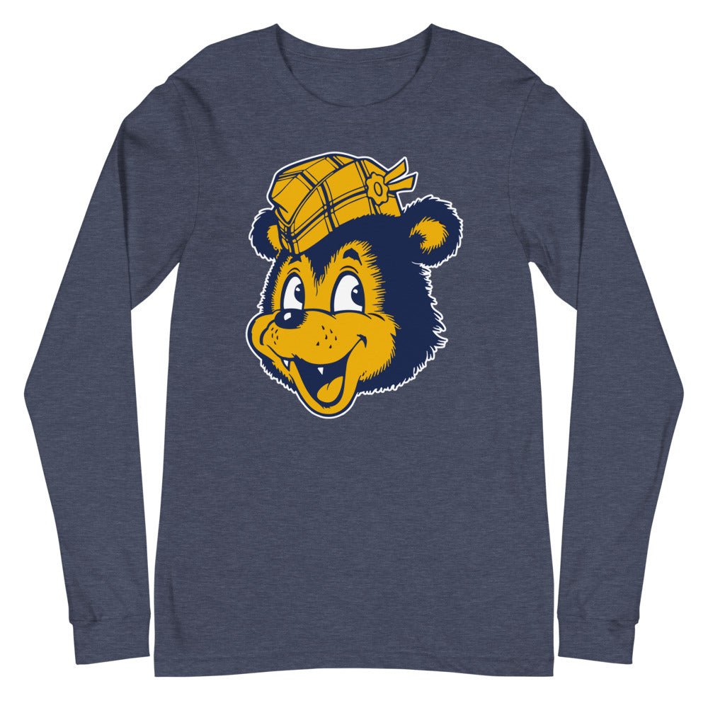 UC Riverside Vintage Long Sleeve Shirt - 1950s Happy Highlander Mascot Art Long Sleeve Shirt - Rivalry Week