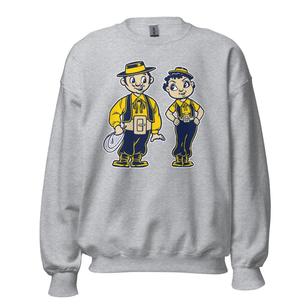 UCSB Vintage Crew Neck Sweatshirt - 1950s Gauchos in Love Art Sweatshirt - Rivalry Week