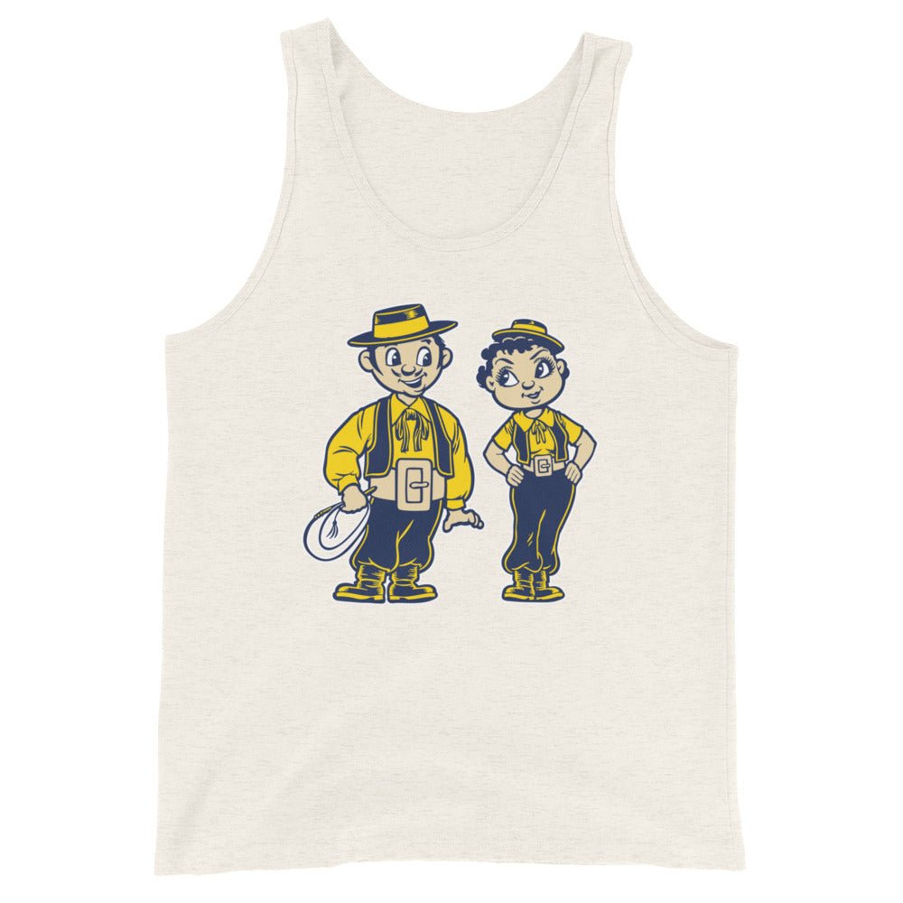 UCSB Vintage Men's Tank Top - 1950s Gauchos in Love Art Mens Tank Top - Rivalry Week