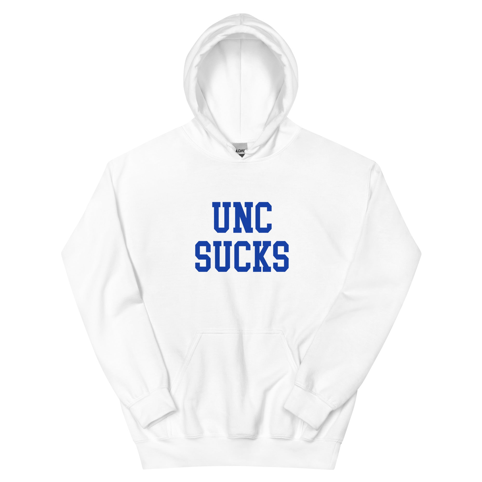 UNC Sucks Duke Rivalry Hoodie White Sweatshirt - rivalryweek