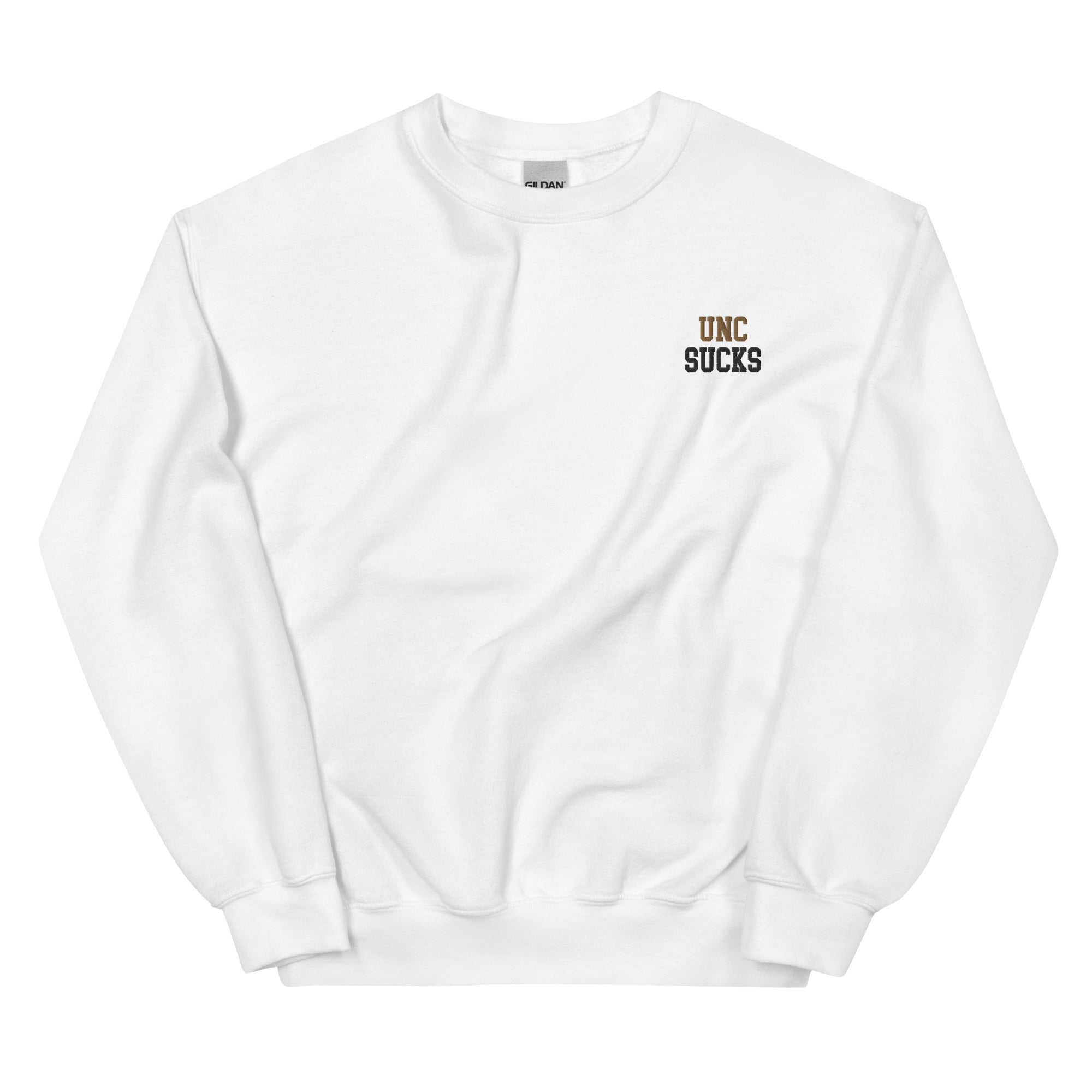 UNC Sucks Wake Forest Rivalry Embroidered Crew Necks Sweatshirt - rivalryweek