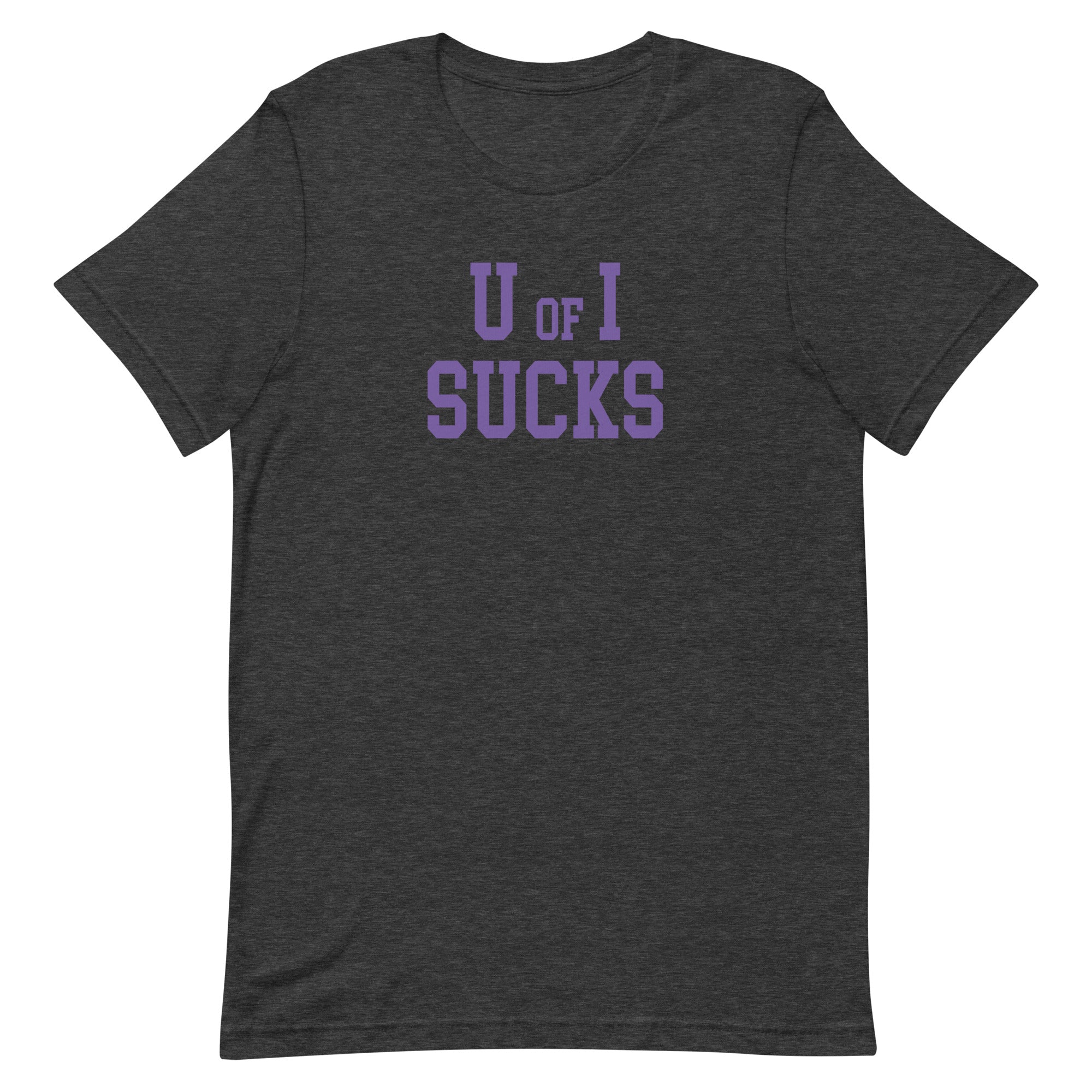 U of I Sucks Northwestern Rivalry Dark Grey T Shirt Shirt - rivalryweek