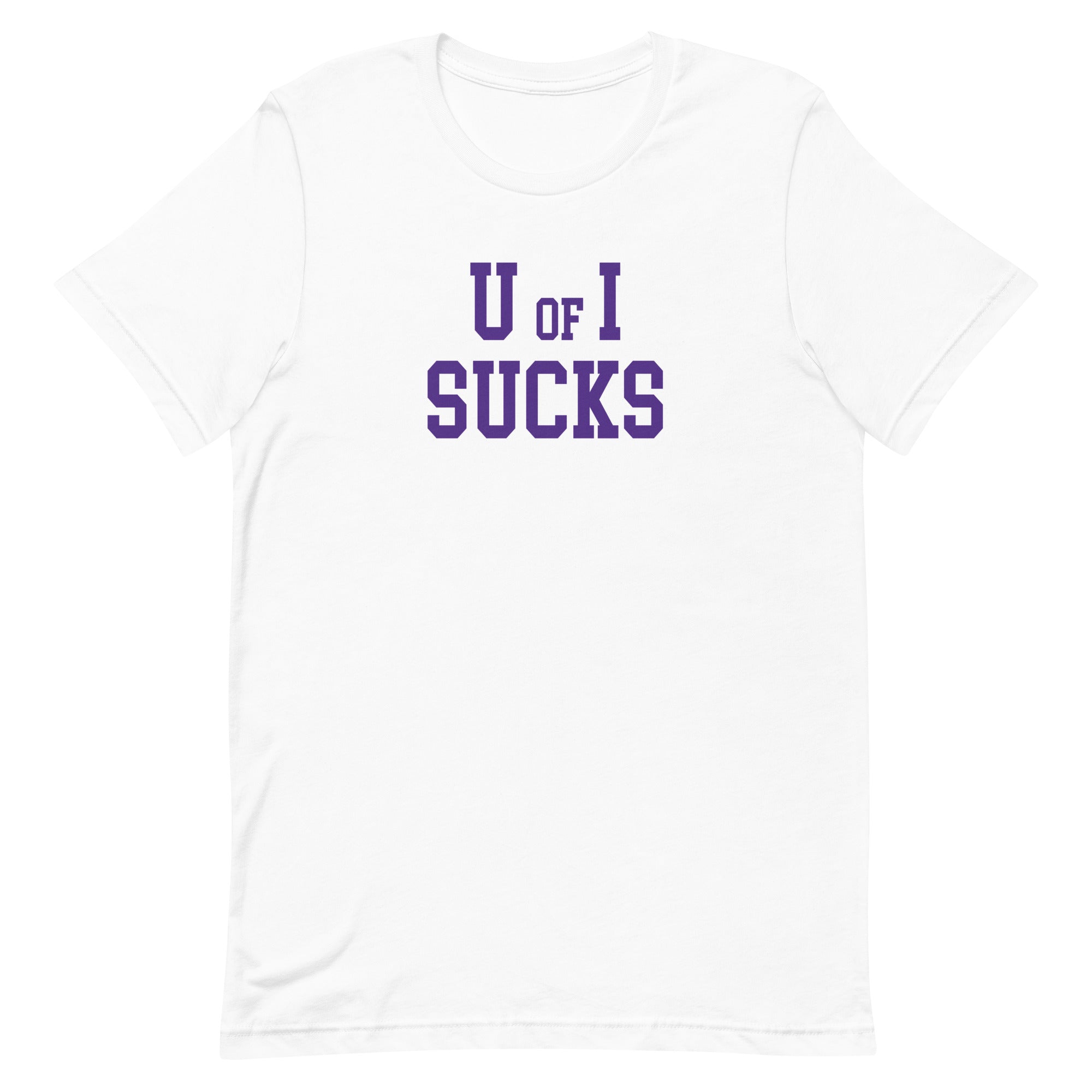 U of I Sucks Northwestern Rivalry T Shirt White Shirt - rivalryweek