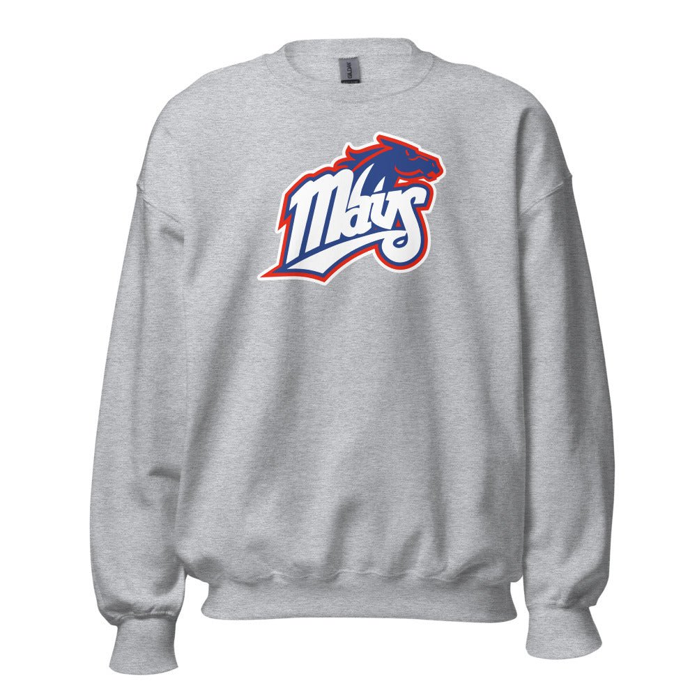 Upper Makefield Crew Neck Sweatshirt - Mavs Baseball/Softball Art Sweatshirt - Rivalry Week