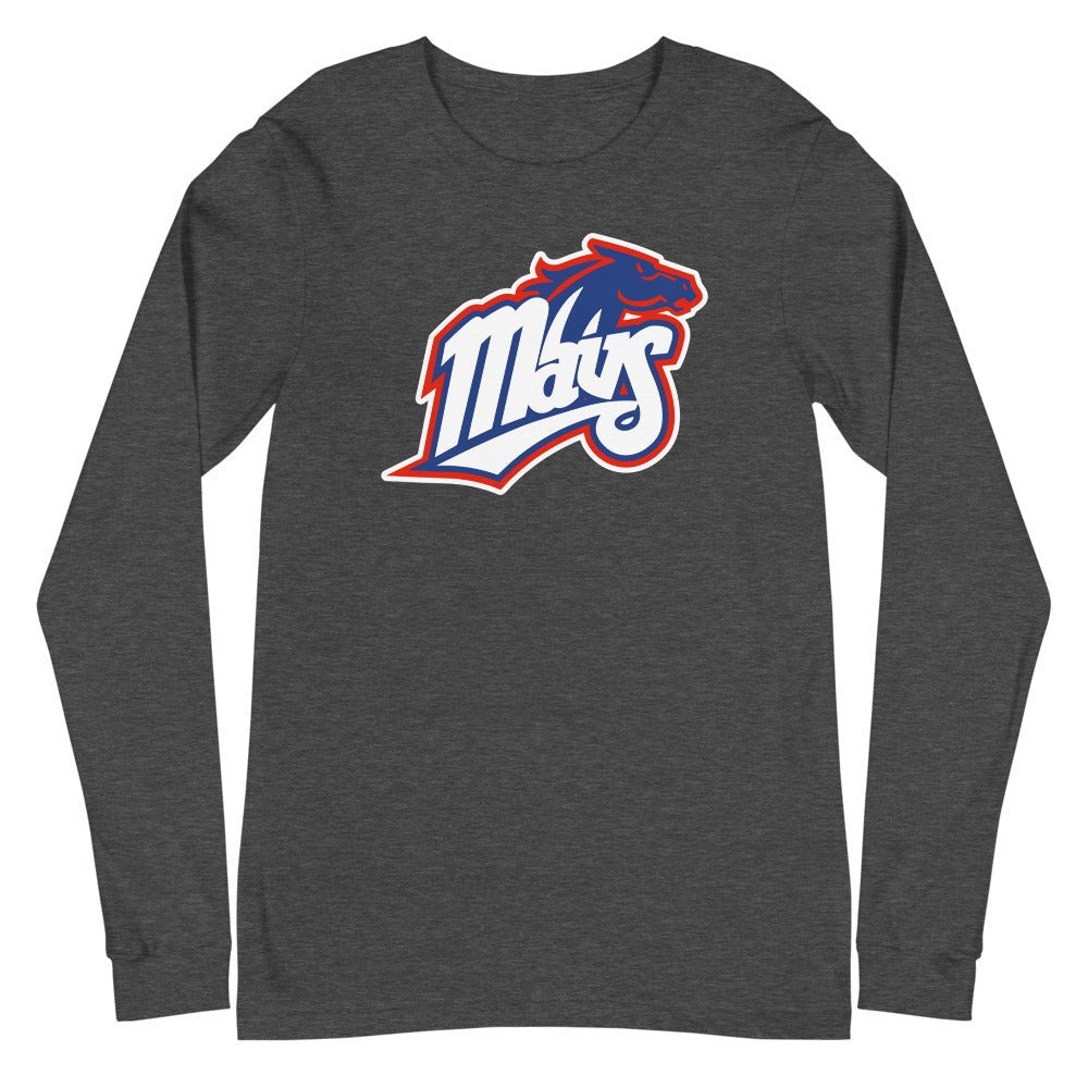 Upper Makefield Long Sleeve Shirt - Mavs Baseball/Softball Art Long Sleeve Shirt - Rivalry Week