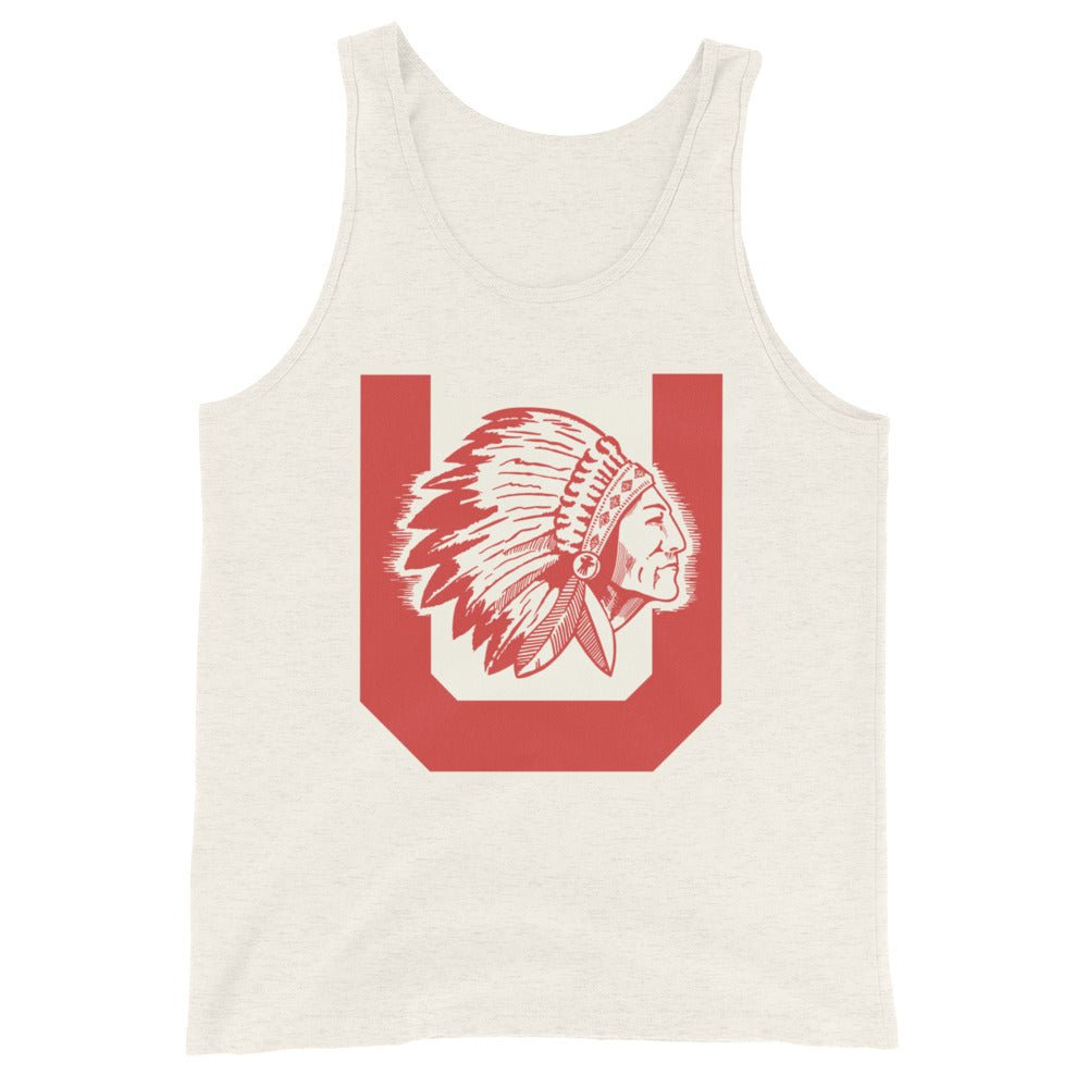 Utah Vintage Men's Tank Top - 1950 Utes Decal Art Mens Tank Top - rivalryweek