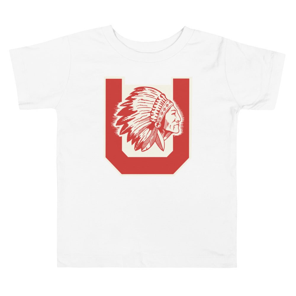 Utah Vintage Toddler T Shirt - 1950 Utes Decal Art Toddler Staple Tee - rivalryweek