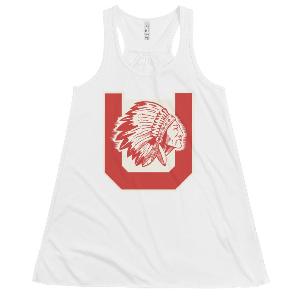 Utah Vintage Women's Flowy Tank Top - 1950 Utes Decal Art W Tank Top - rivalryweek