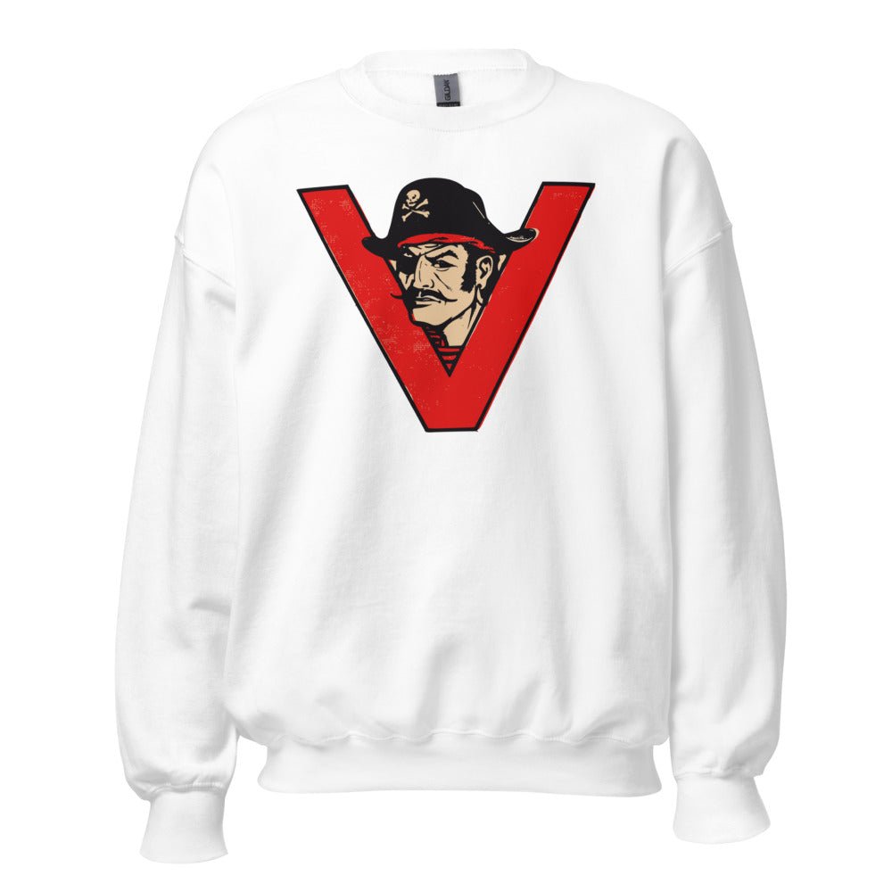 Ventura College Crew Neck Sweatshirt - 1940s Vintage Pirates Art Sweatshirt - rivalryweek