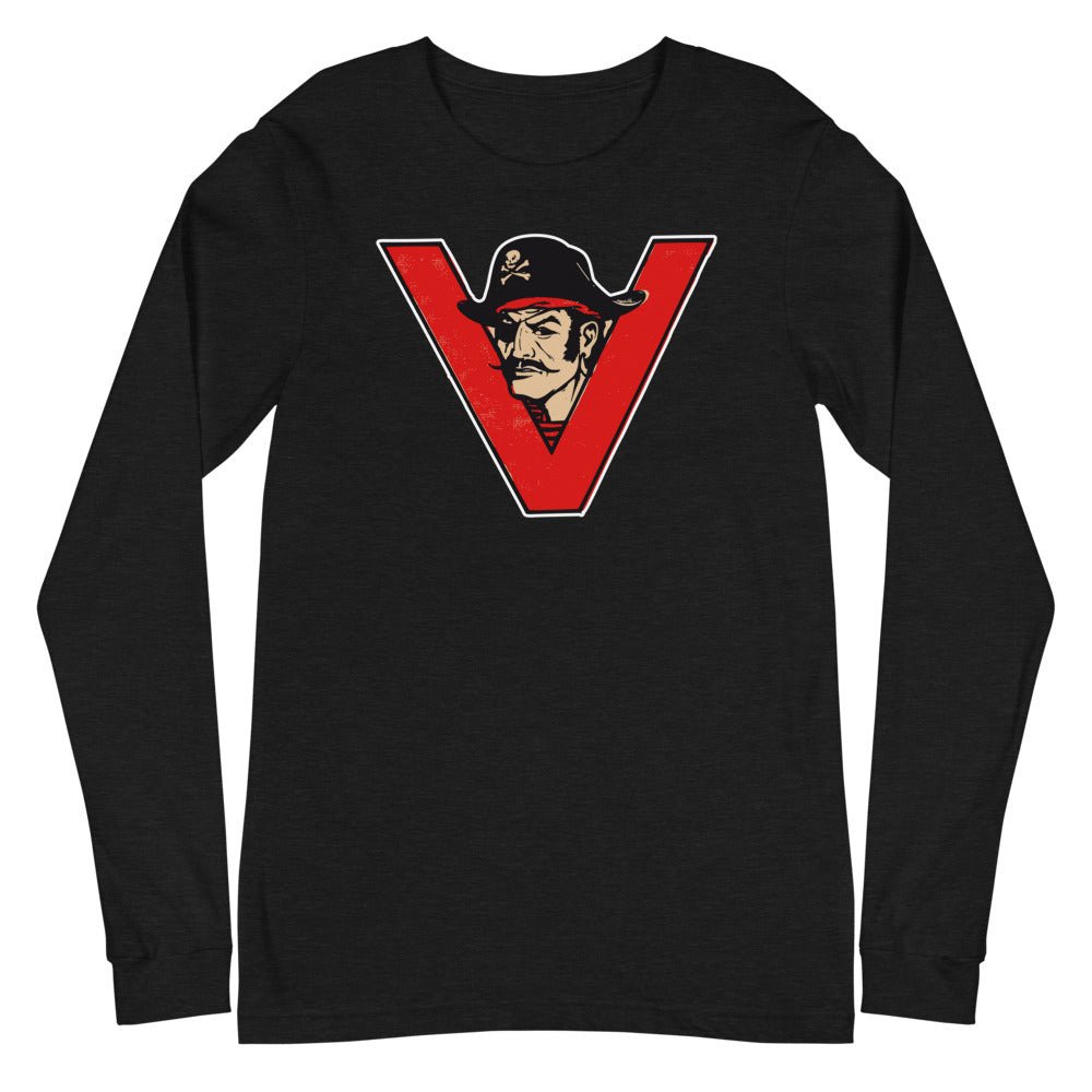 Ventura College Long Sleeve Shirt - 1940s Vintage Pirates Art Long Sleeve Shirt - rivalryweek